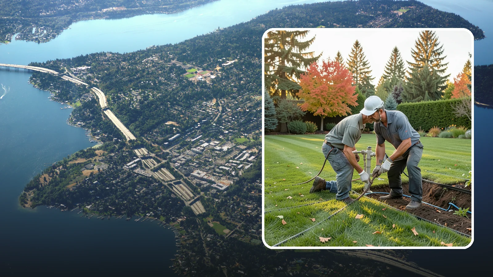 Irrigation Wire Repair in Mercer Island, King County, WA - We trace and repair broken or corroded irrigation control wires that keep valves from activating, restoring communication between...