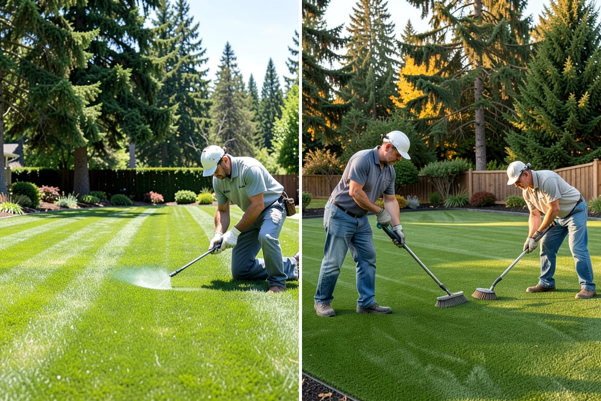 Irrigation Zone Repair in Normandy Park, King County, WA - Run and observe the zone's spray pattern