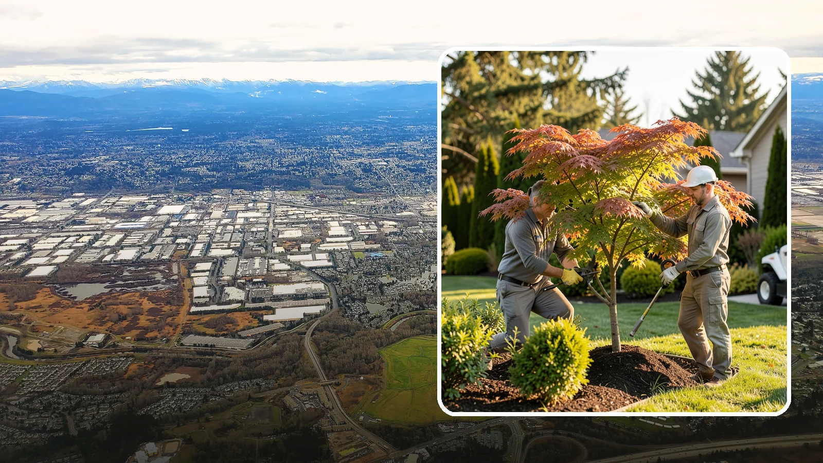 Japanese Maple Pruning in Kent, King County, WA - Careful, artful pruning that preserves the delicate layered form Japanese maples are prized for.