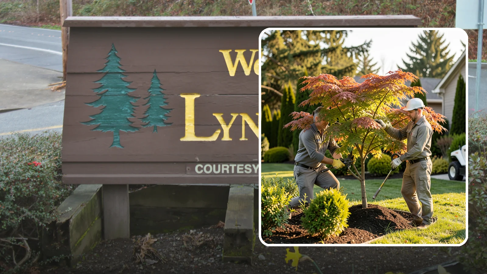 Japanese Maple Pruning in Lynnwood, Snohomish County, WA - Careful, artful pruning that preserves the delicate layered form Japanese maples are prized for.