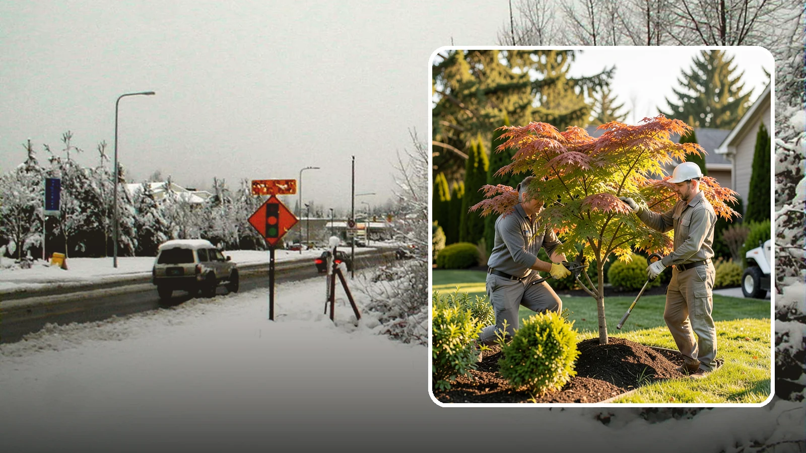 Japanese Maple Pruning in Newcastle, King County, WA - Careful, artful pruning that preserves the delicate layered form Japanese maples are prized for.