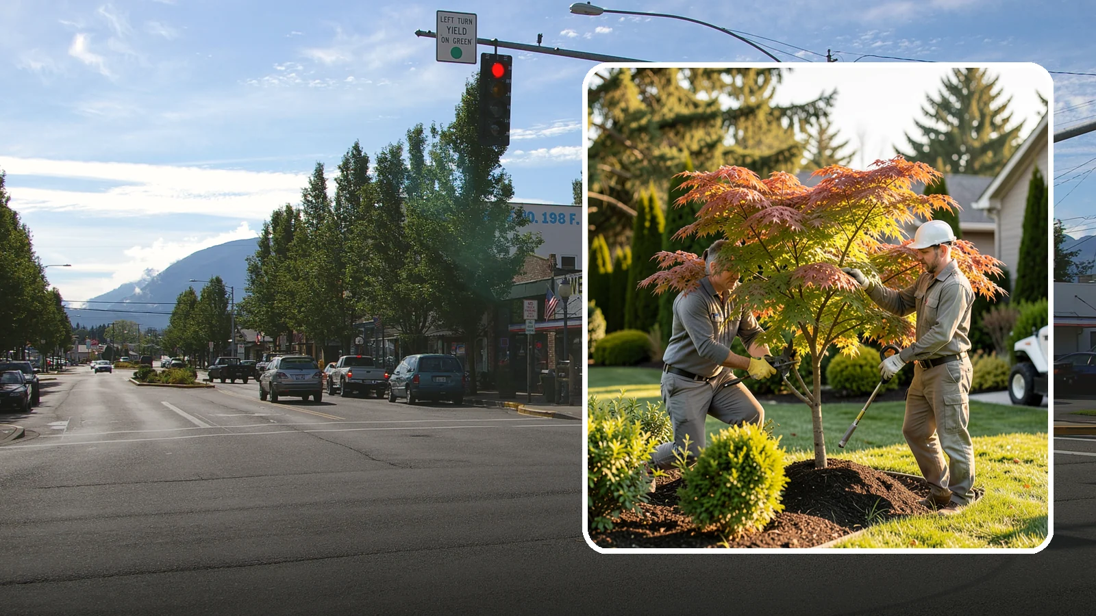 Japanese Maple Pruning in North Bend, King County, WA - Careful, artful pruning that preserves the delicate layered form Japanese maples are prized for.