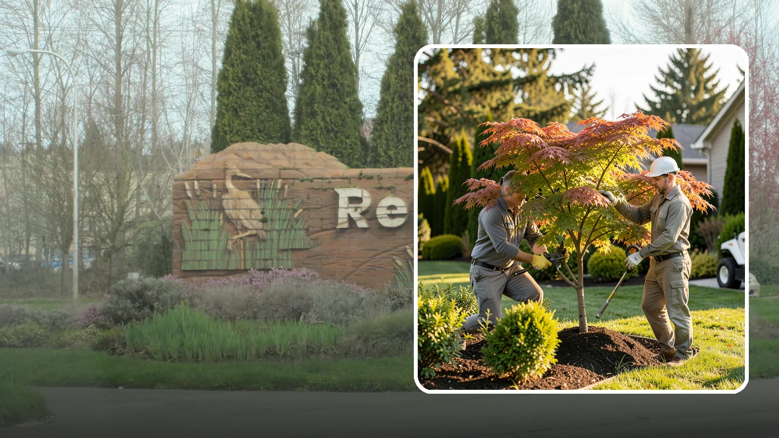 Japanese Maple Pruning in Renton, King County, WA - Careful, artful pruning that preserves the delicate layered form Japanese maples are prized for.