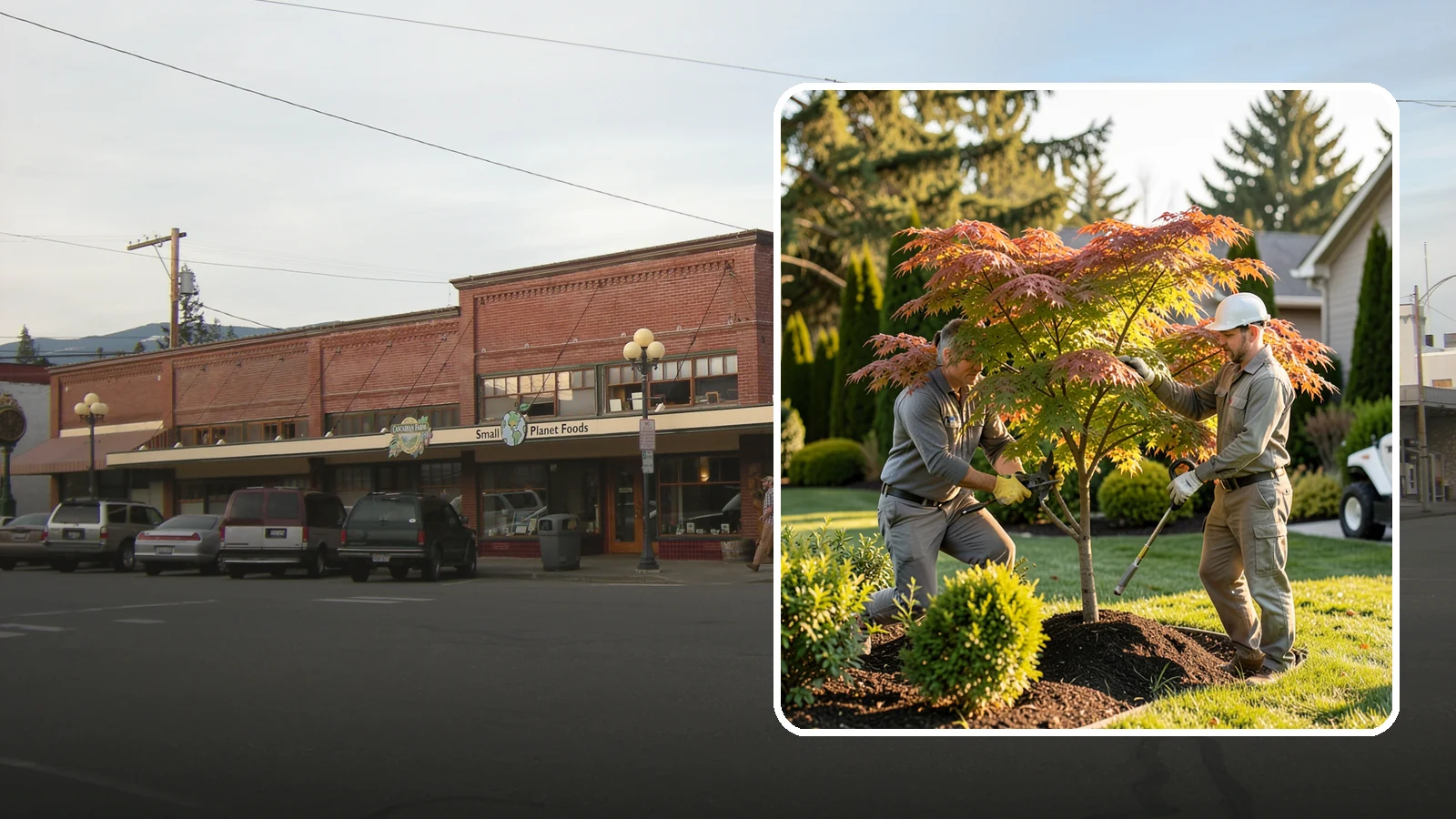 Japanese Maple Pruning in Sedro-Woolley, Skagit County, WA - Careful, artful pruning that preserves the delicate layered form Japanese maples are prized for.