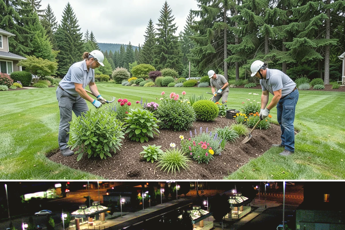 Juniper Pruning in Auburn, King County, WA - In Western Washington, prune junipers in late winter to early spring, cutting only into green growth since they will not resprout...