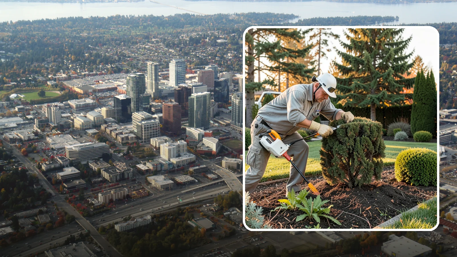 Juniper Pruning in Bellevue, King County, WA - Careful selective pruning of junipers that respects their no-regrowth-from-old-wood habit to maintain shape and health.