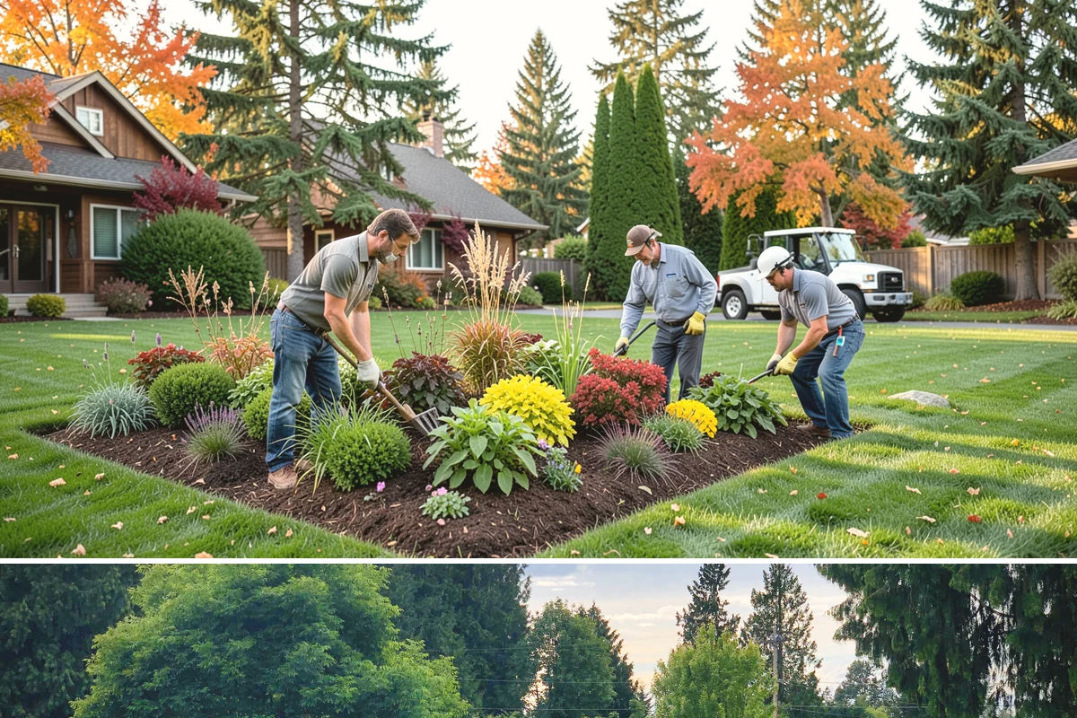 Juniper Pruning in Bonney Lake, Pierce County, WA - In Western Washington, prune junipers in late winter to early spring, cutting only into green growth since they will not resprout...