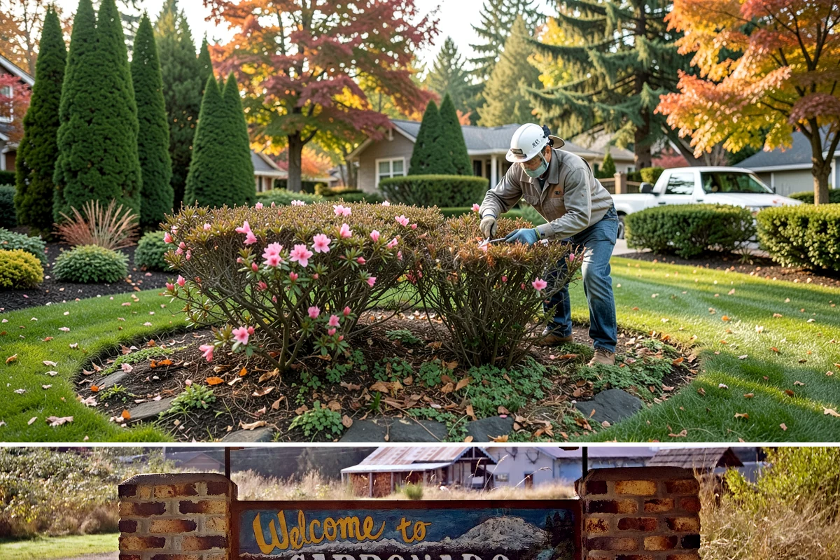 Juniper Pruning in Carbonado, Pierce County, WA - In Western Washington, prune junipers in late winter to early spring, cutting only into green growth since they will not resprout...