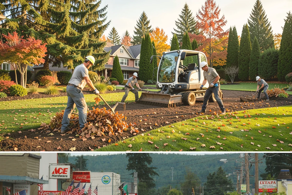 Juniper Pruning in Carnation, King County, WA - In Western Washington, prune junipers in late winter to early spring, cutting only into green growth since they will not resprout...