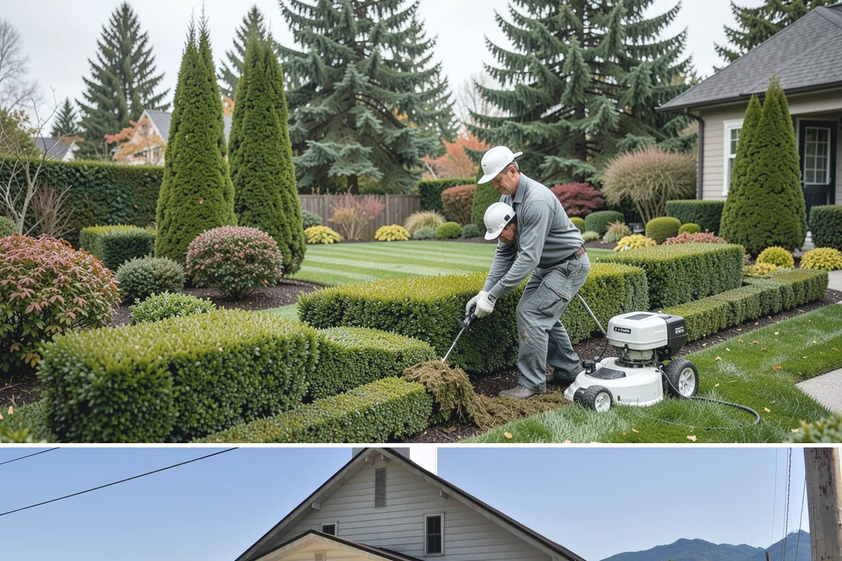 Juniper Pruning in Concrete, Skagit County, WA - In Western Washington, prune junipers in late winter to early spring, cutting only into green growth since they will not resprout...