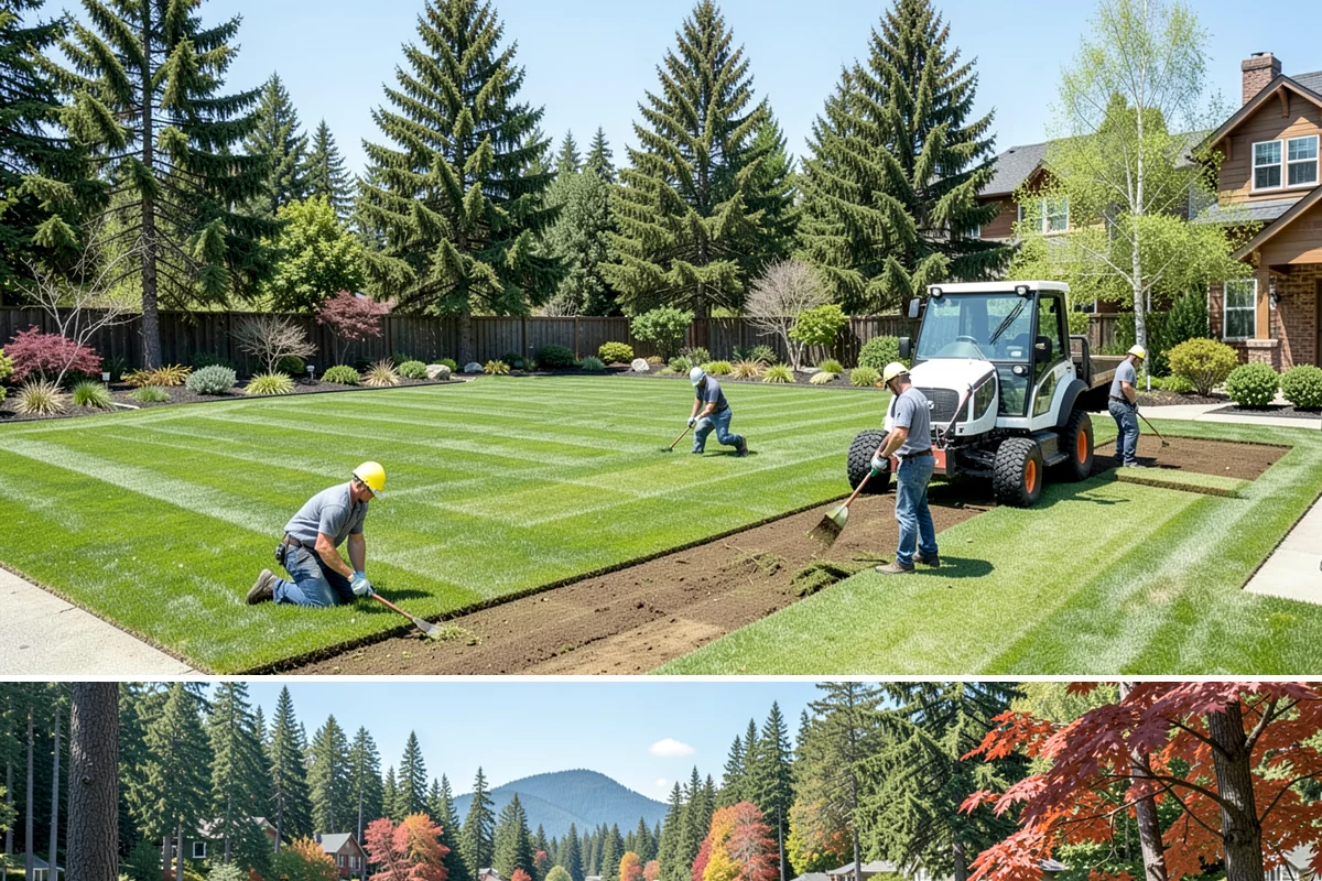 Juniper Pruning in Covington, King County, WA - In Western Washington, prune junipers in late winter to early spring, cutting only into green growth since they will not resprout...