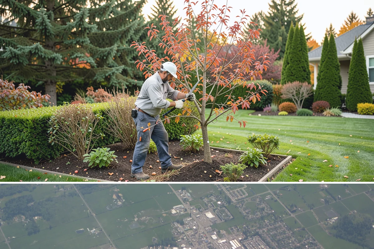 Juniper Pruning in Enumclaw, King County, WA - In Western Washington, prune junipers in late winter to early spring, cutting only into green growth since they will not resprout...