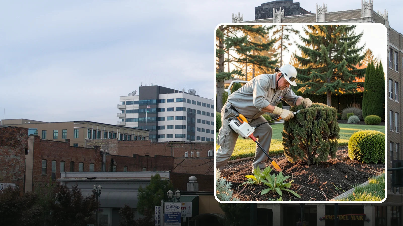 Juniper Pruning in Everett, Snohomish County, WA - Careful selective pruning of junipers that respects their no-regrowth-from-old-wood habit to maintain shape and health.
