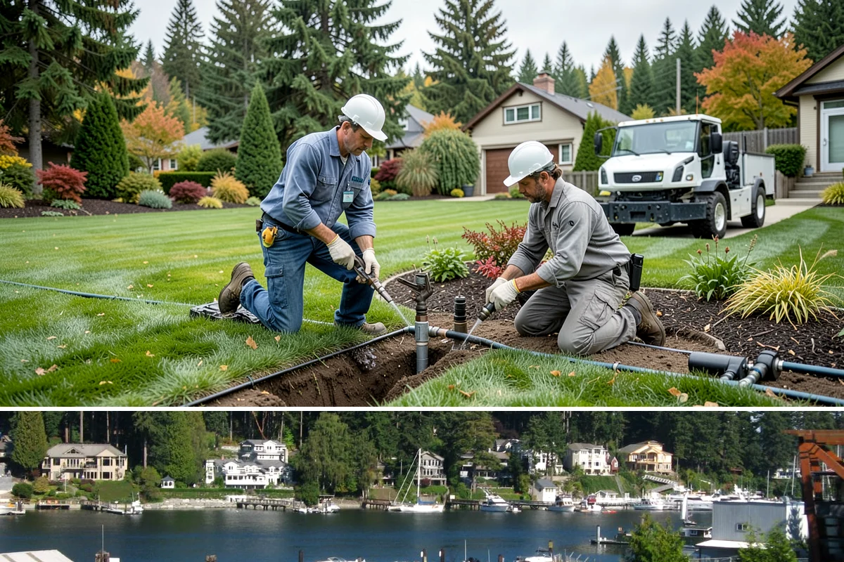Juniper Pruning in Gig Harbor, Pierce County, WA - In Western Washington, prune junipers in late winter to early spring, cutting only into green growth since they will not resprout...