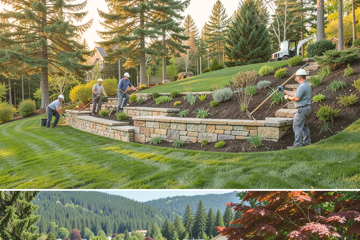 Juniper Pruning in Index, Snohomish County, WA - In Western Washington, prune junipers in late winter to early spring, cutting only into green growth since they will not resprout...