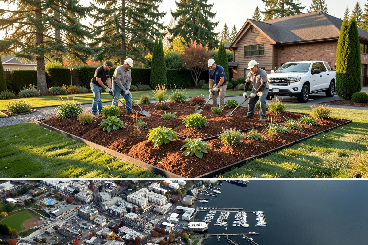 Juniper Pruning in Kirkland, King County, WA - In Western Washington, prune junipers in late winter to early spring, cutting only into green growth since they will not resprout...
