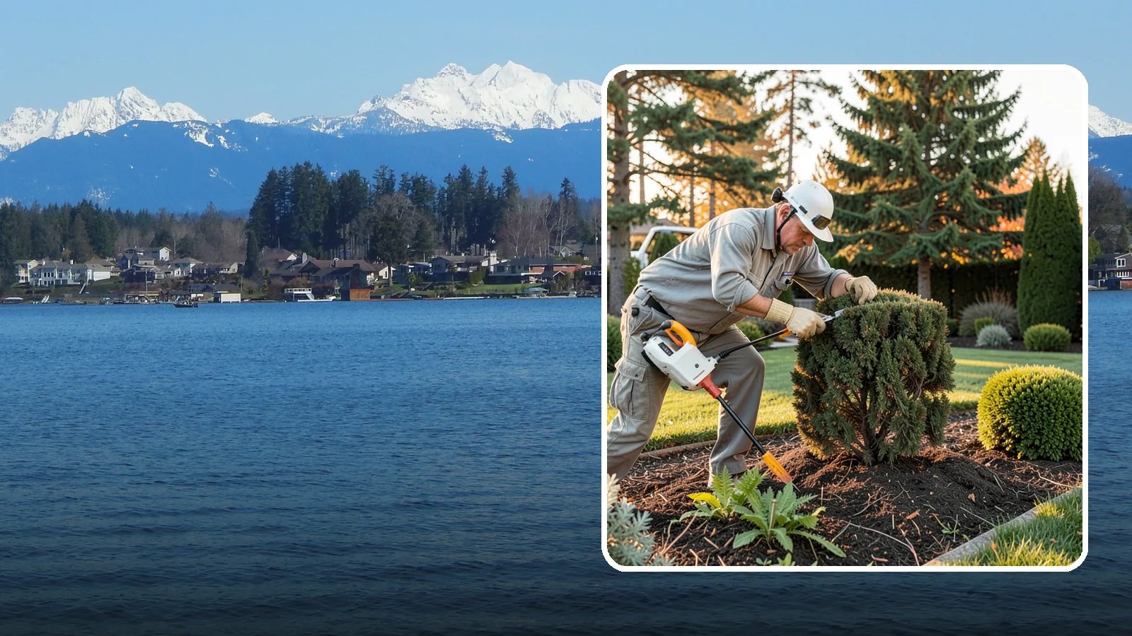 Juniper Pruning in Lake Stevens, Snohomish County, WA - Careful selective pruning of junipers that respects their no-regrowth-from-old-wood habit to maintain shape and health.