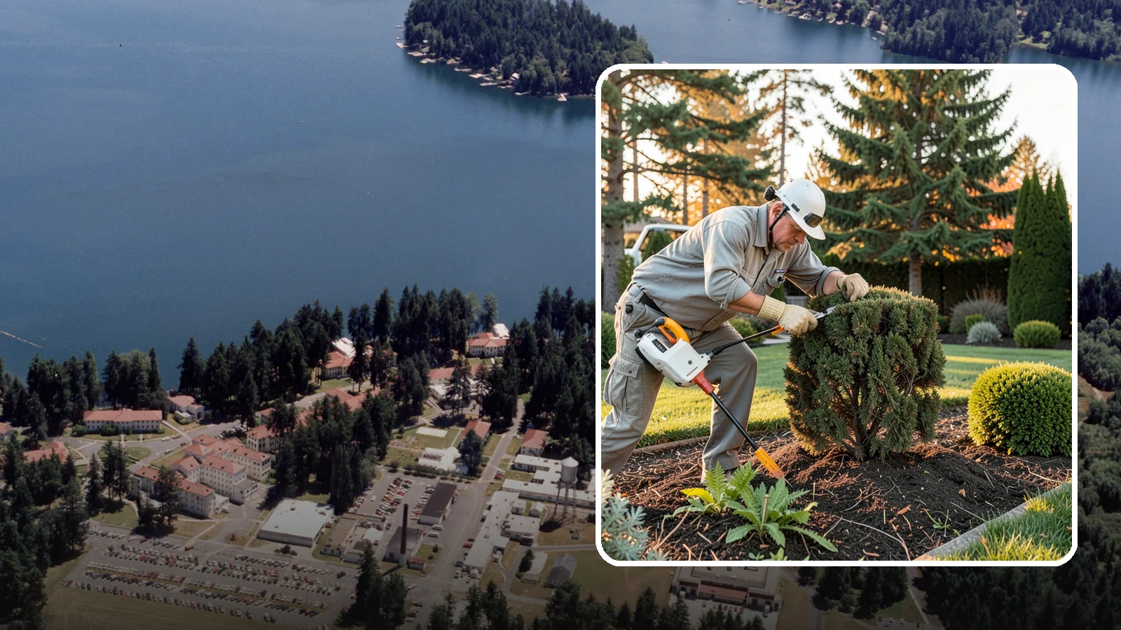 Juniper Pruning in Lakewood, Pierce County, WA - Careful selective pruning of junipers that respects their no-regrowth-from-old-wood habit to maintain shape and health.