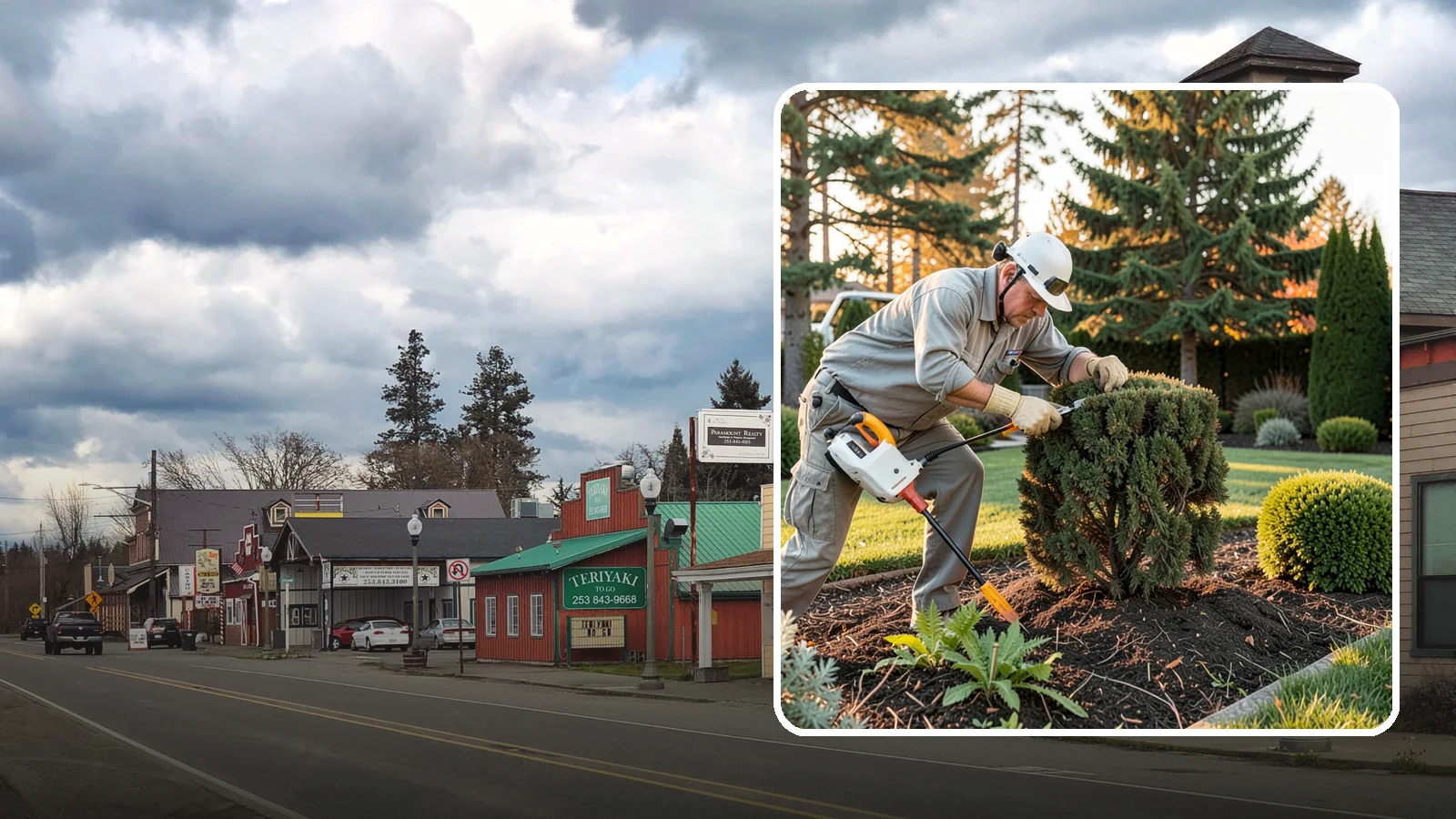 Juniper Pruning in Roy, Pierce County, WA - Careful selective pruning of junipers that respects their no-regrowth-from-old-wood habit to maintain shape and health.