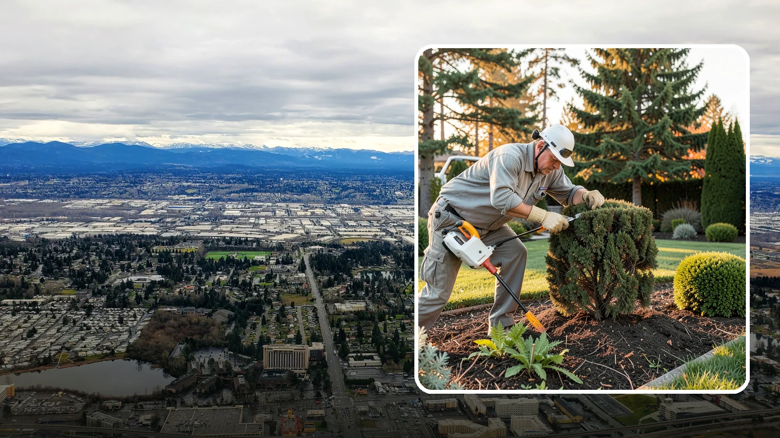Juniper Pruning in SeaTac, King County, WA - Careful selective pruning of junipers that respects their no-regrowth-from-old-wood habit to maintain shape and health.
