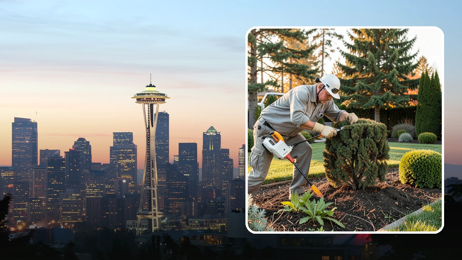 Juniper Pruning in Seattle, King County, WA - Careful selective pruning of junipers that respects their no-regrowth-from-old-wood habit to maintain shape and health.