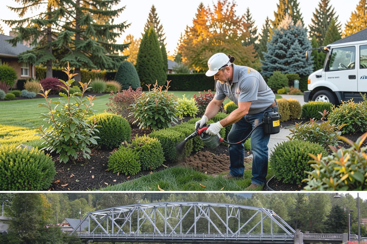 Juniper Pruning in Skykomish, King County, WA - In Western Washington, prune junipers in late winter to early spring, cutting only into green growth since they will not resprout...