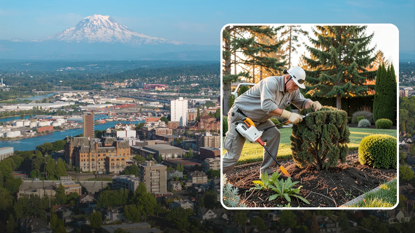 Juniper Pruning in Tacoma, Pierce County, WA - Careful selective pruning of junipers that respects their no-regrowth-from-old-wood habit to maintain shape and health.