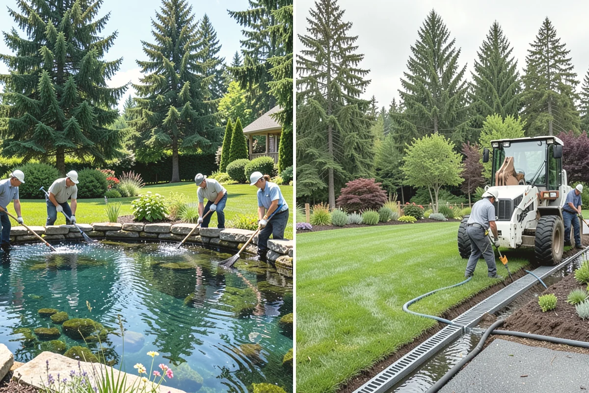 Koi Pond Installation in Anacortes, Skagit County, WA - Design the koi pond size and depth