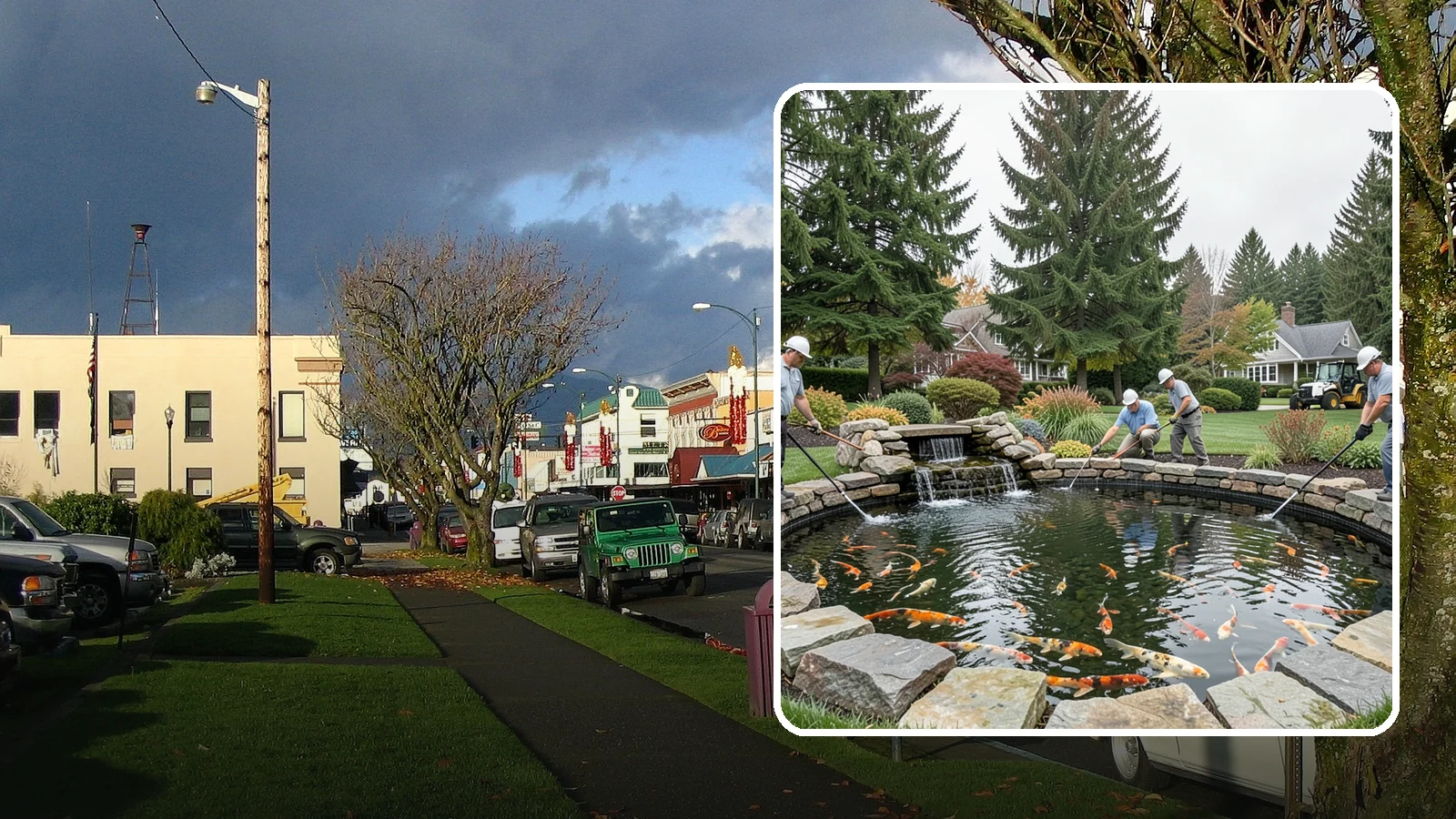 Koi Pond Installation in Arlington, Snohomish County, WA - Purpose-built koi ponds with the depth, filtration, and aeration that keep koi healthy and thriving.