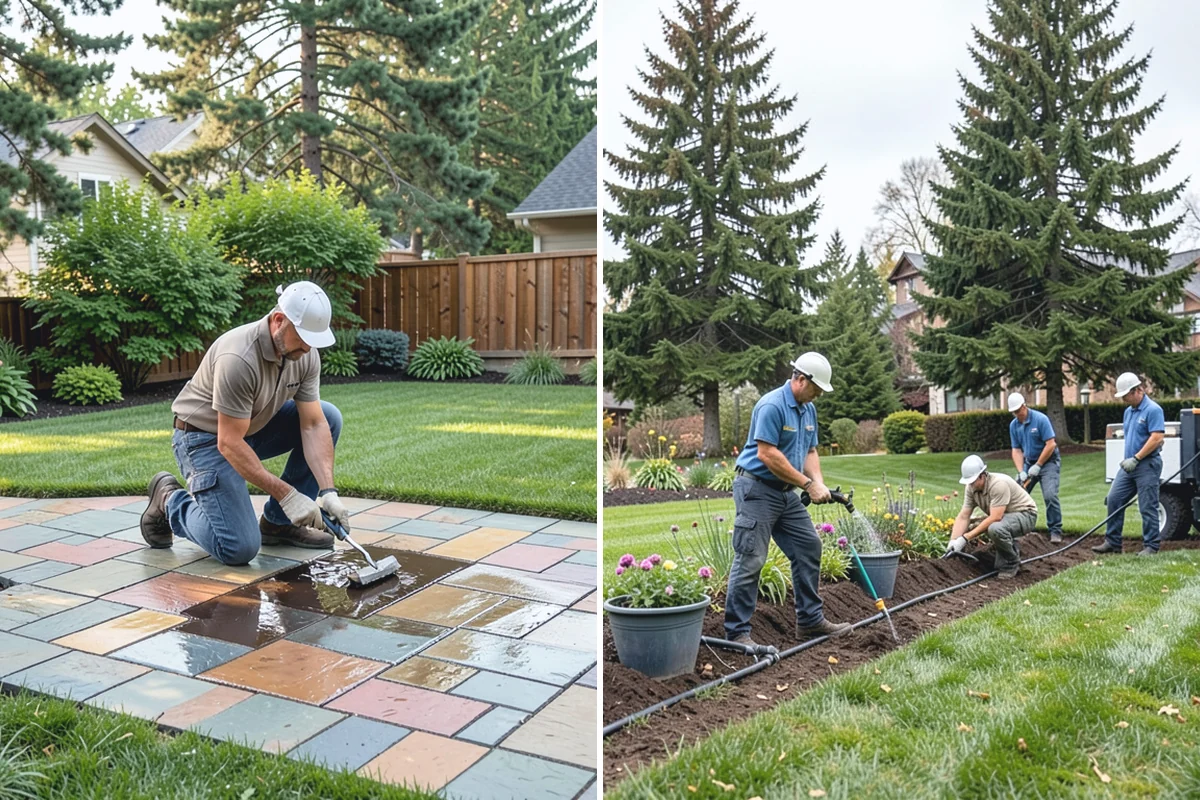 Koi Pond Installation in Beaux Arts Village, King County, WA - Design the koi pond size and depth