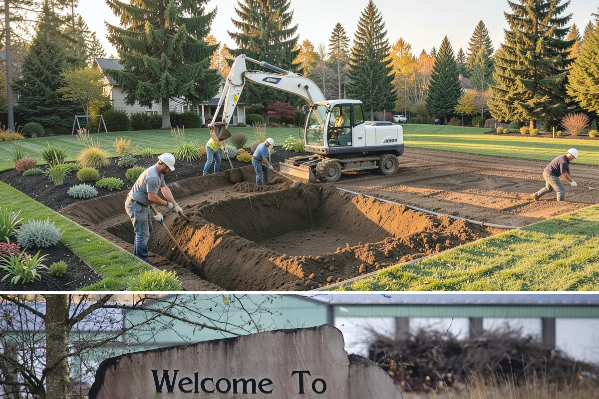 Koi Pond Installation in Buckley, Pierce County, WA - Best built spring through summer for cycling before winter.
