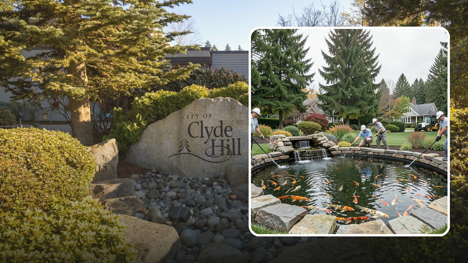 Koi Pond Installation in Clyde Hill, King County, WA - Purpose-built koi ponds with the depth, filtration, and aeration that keep koi healthy and thriving.