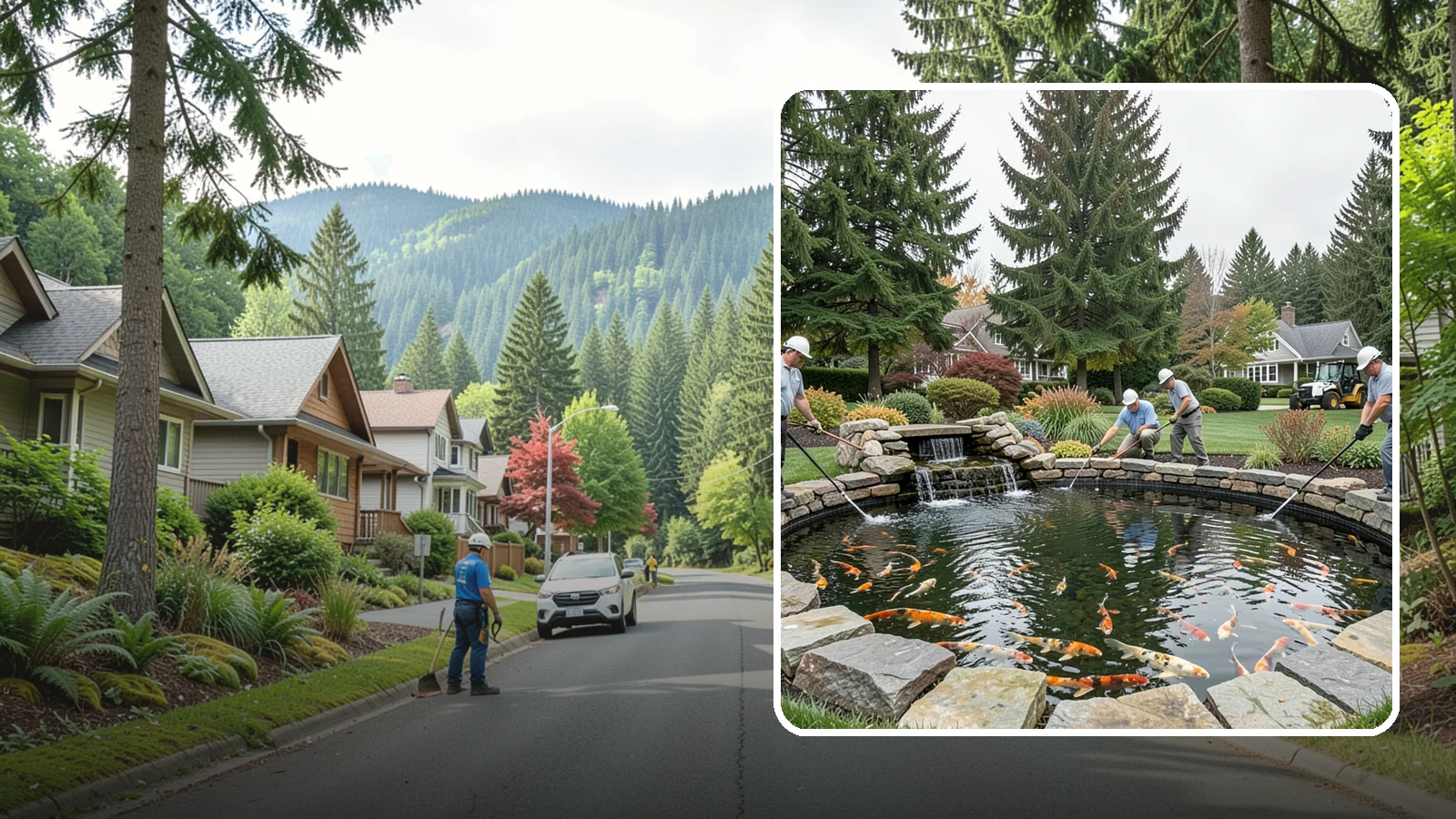 Koi Pond Installation in Darrington, Snohomish County, WA - Purpose-built koi ponds with the depth, filtration, and aeration that keep koi healthy and thriving.