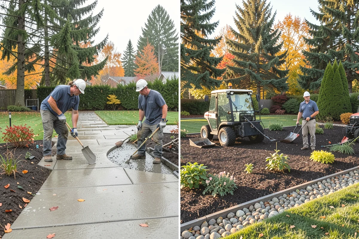 Koi Pond Installation in Duvall, King County, WA - Design the koi pond size and depth