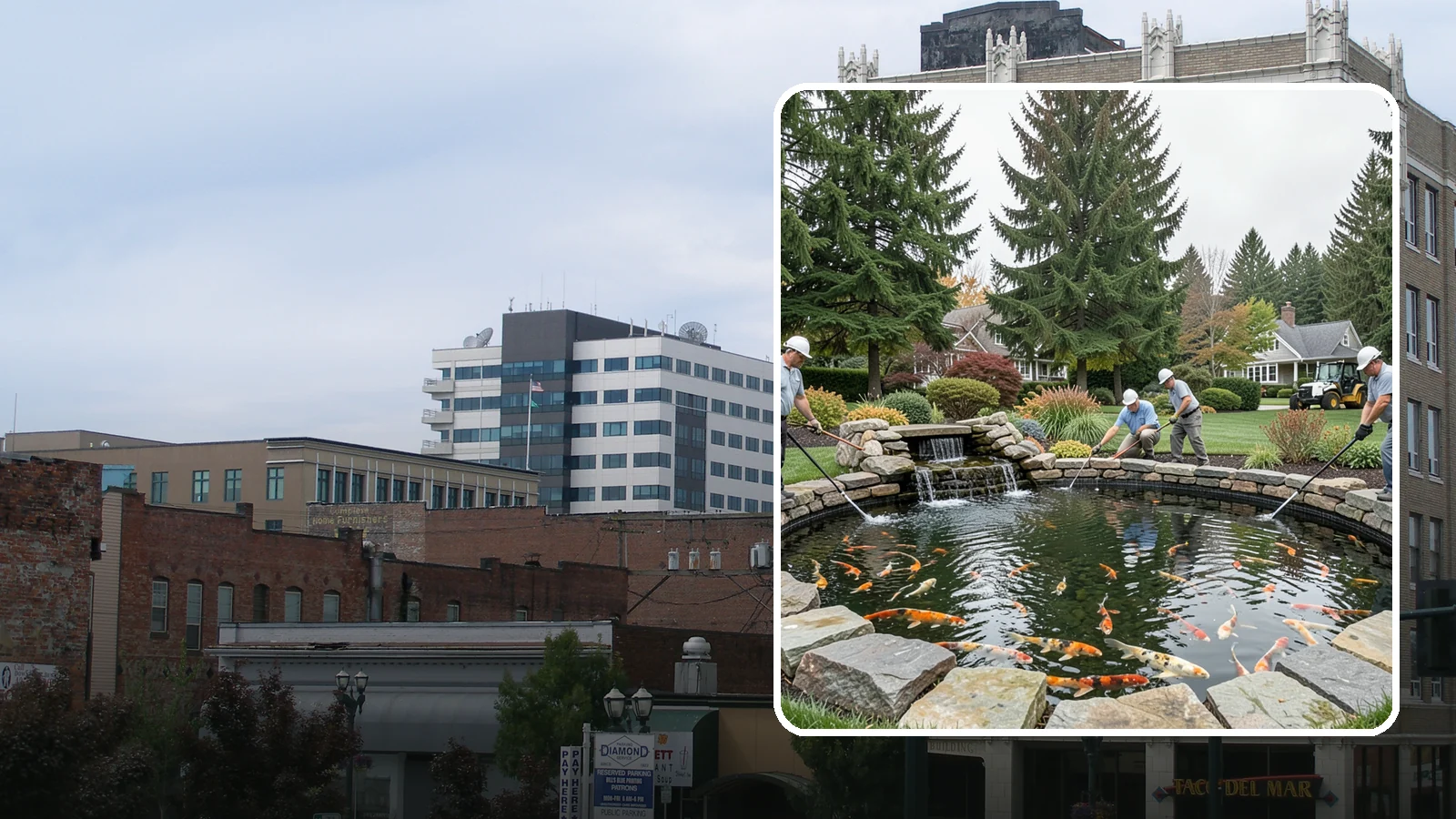 Koi Pond Installation in Everett, Snohomish County, WA - Purpose-built koi ponds with the depth, filtration, and aeration that keep koi healthy and thriving.