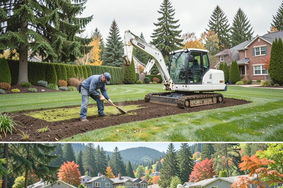Koi Pond Installation in Fircrest, Pierce County, WA - Best built spring through summer for cycling before winter.
