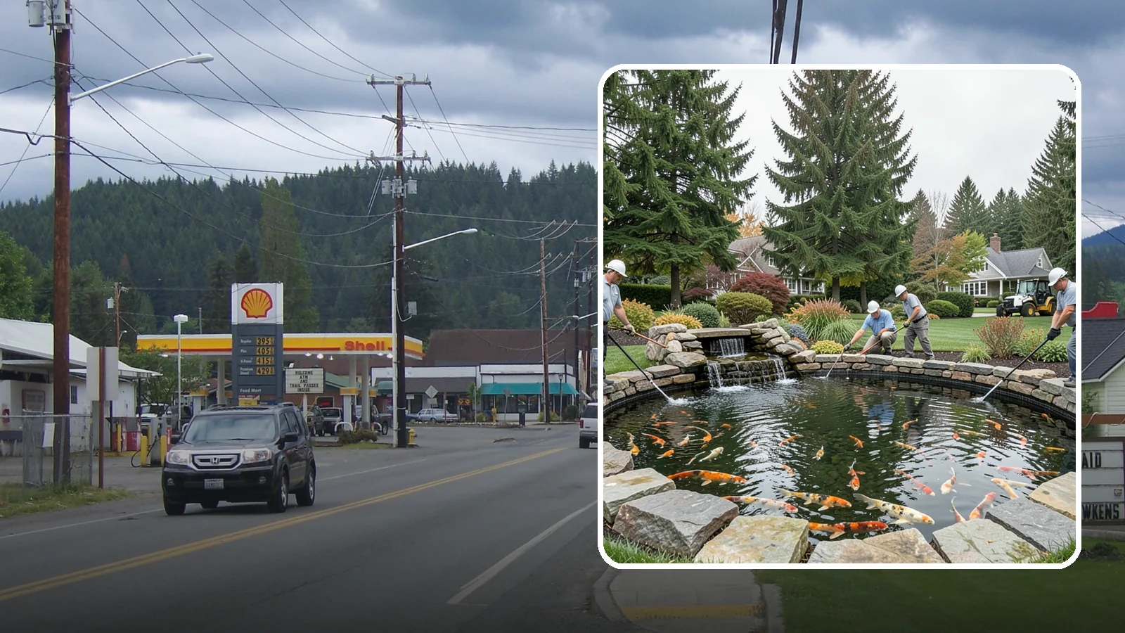 Koi Pond Installation in Granite Falls, Snohomish County, WA - Purpose-built koi ponds with the depth, filtration, and aeration that keep koi healthy and thriving.
