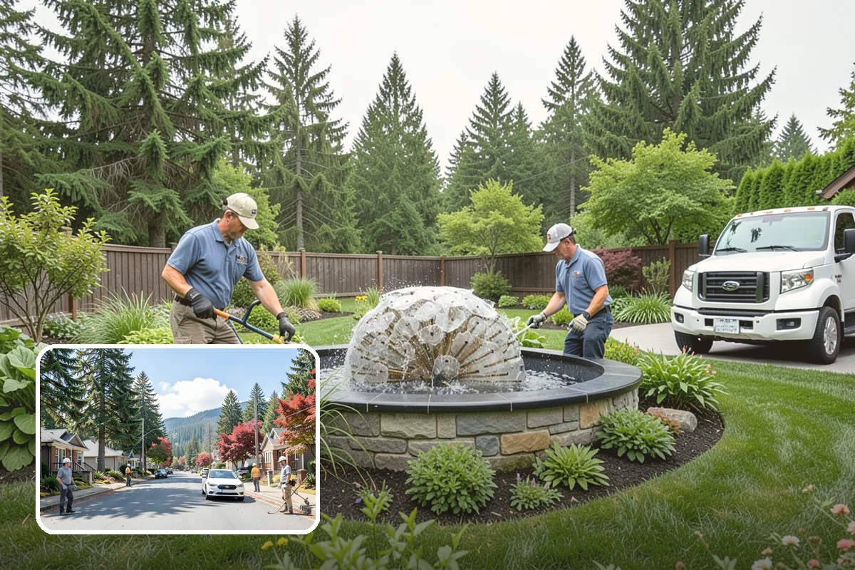 Koi Pond Installation in Hunts Point, King County, WA - Built specifically for healthy koi
