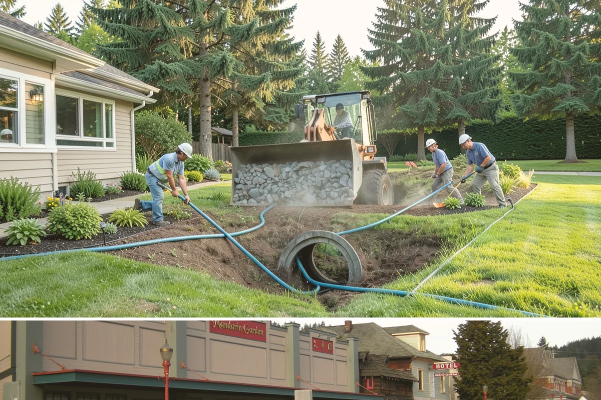 Koi Pond Installation in Issaquah, King County, WA - Best built spring through summer for cycling before winter.
