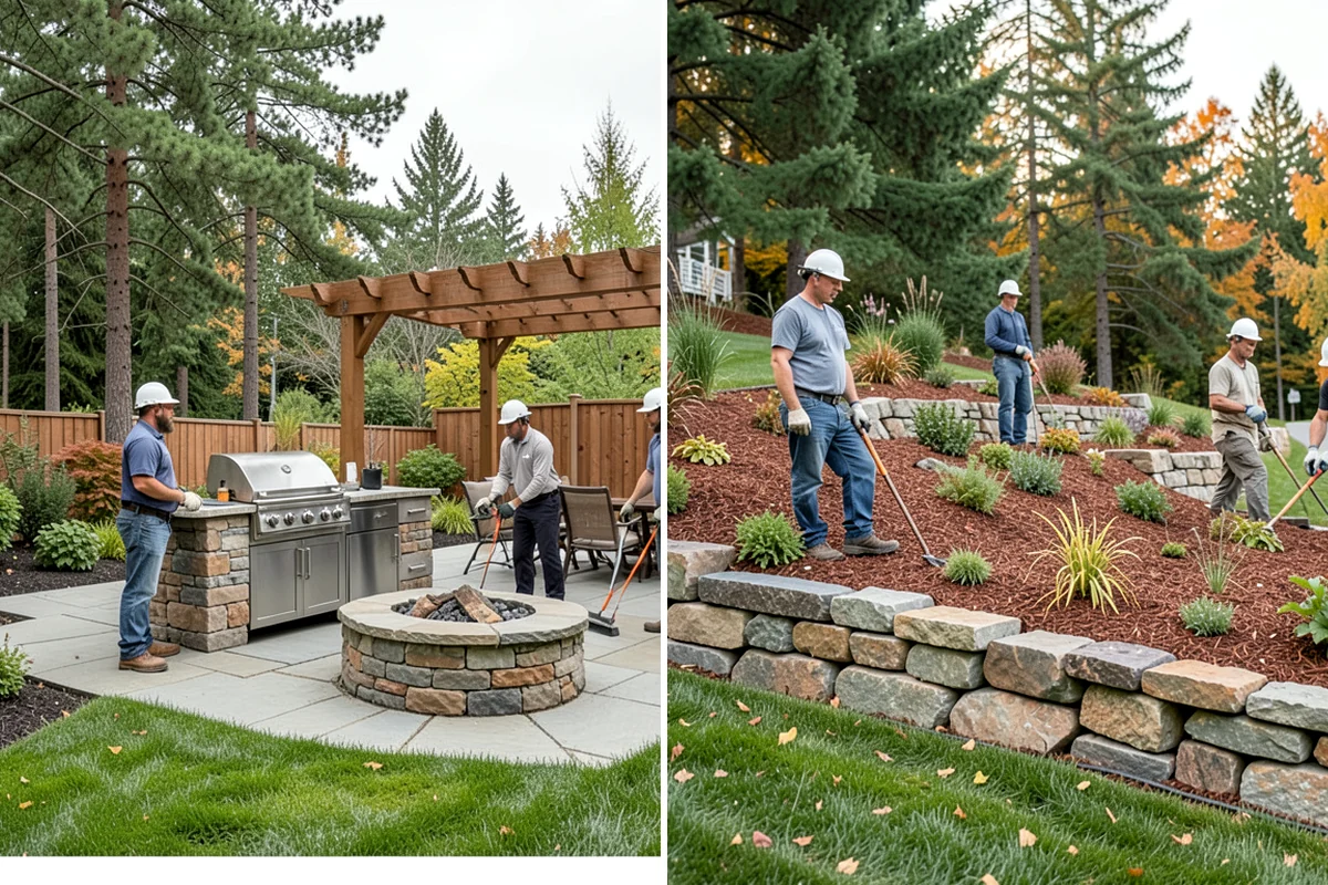 Koi Pond Installation in Kenmore, King County, WA - Design the koi pond size and depth