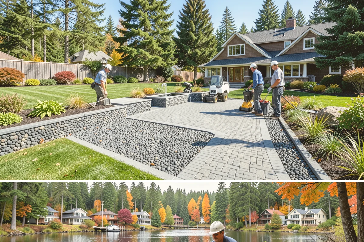 Koi Pond Installation in La Conner, Skagit County, WA - Best built spring through summer for cycling before winter.