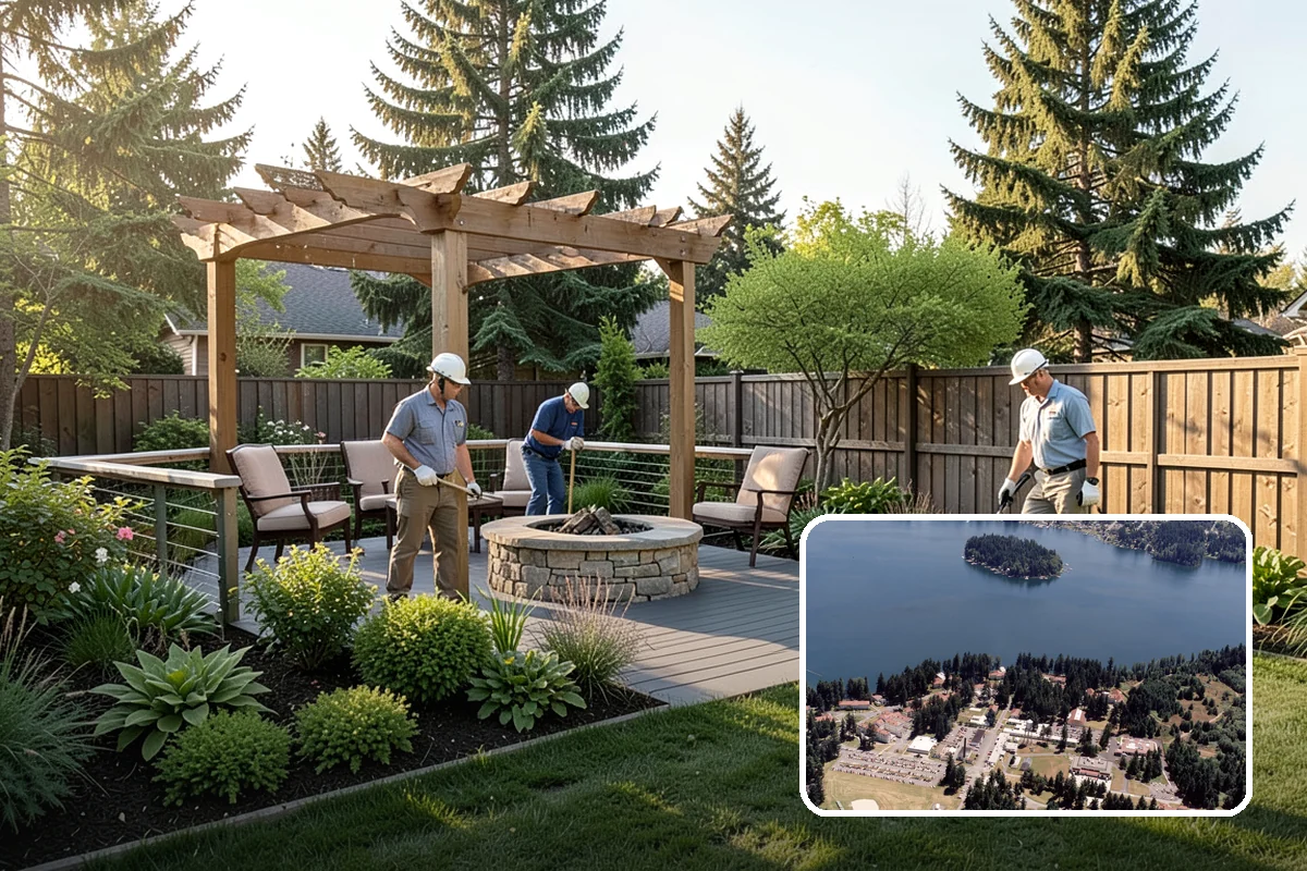 Koi Pond Installation in Lakewood, Pierce County, WA - Built specifically for healthy koi