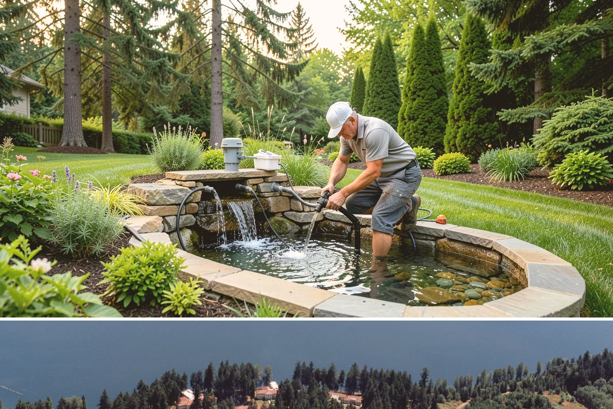 Koi Pond Installation in Lakewood, Pierce County, WA - Best built spring through summer for cycling before winter.
