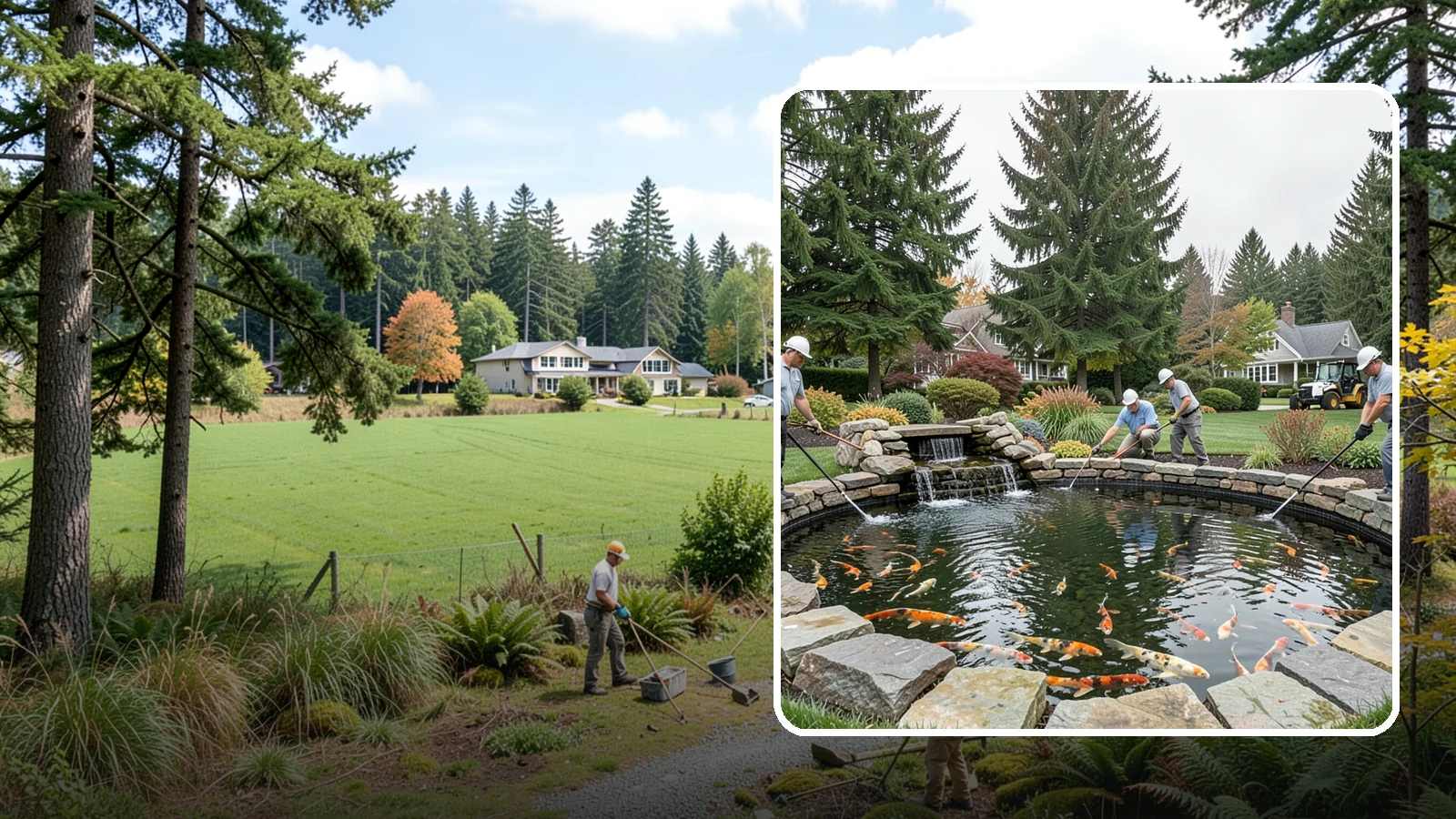 Koi Pond Installation in Lyman, Skagit County, WA - Purpose-built koi ponds with the depth, filtration, and aeration that keep koi healthy and thriving.