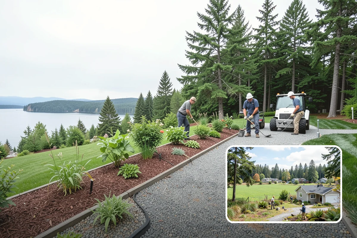 Koi Pond Installation in Lyman, Skagit County, WA - Built specifically for healthy koi