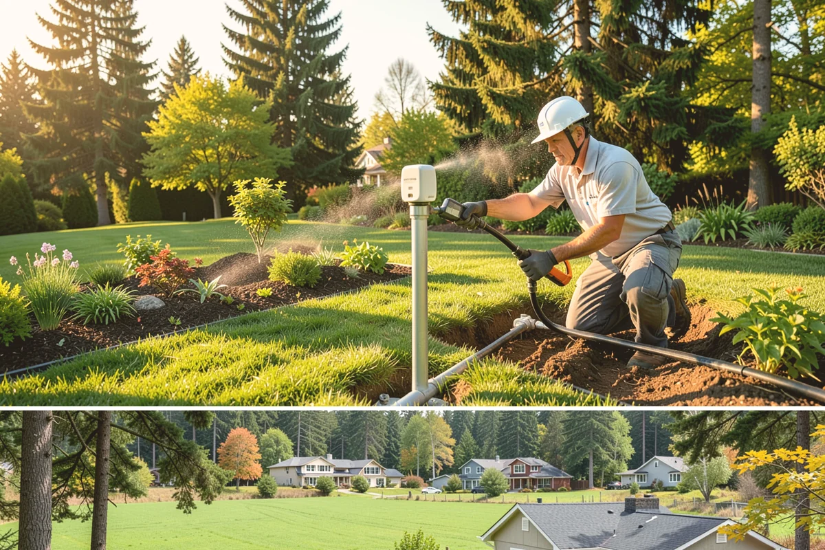 Koi Pond Installation in Lyman, Skagit County, WA - Best built spring through summer for cycling before winter.