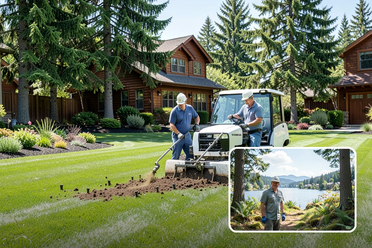 Koi Pond Installation in Milton, King County, WA - Built specifically for healthy koi