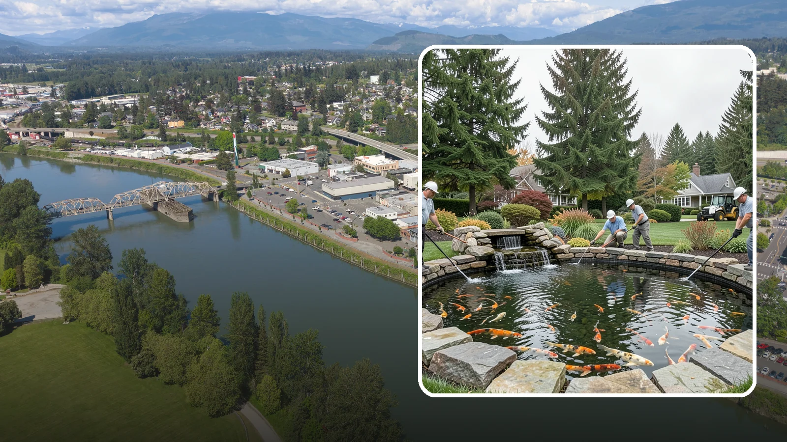 Koi Pond Installation in Mount Vernon, Skagit County, WA - Purpose-built koi ponds with the depth, filtration, and aeration that keep koi healthy and thriving.