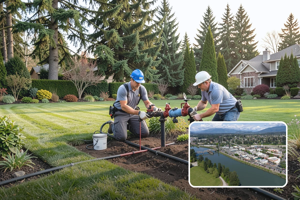 Koi Pond Installation in Mount Vernon, Skagit County, WA - Built specifically for healthy koi
