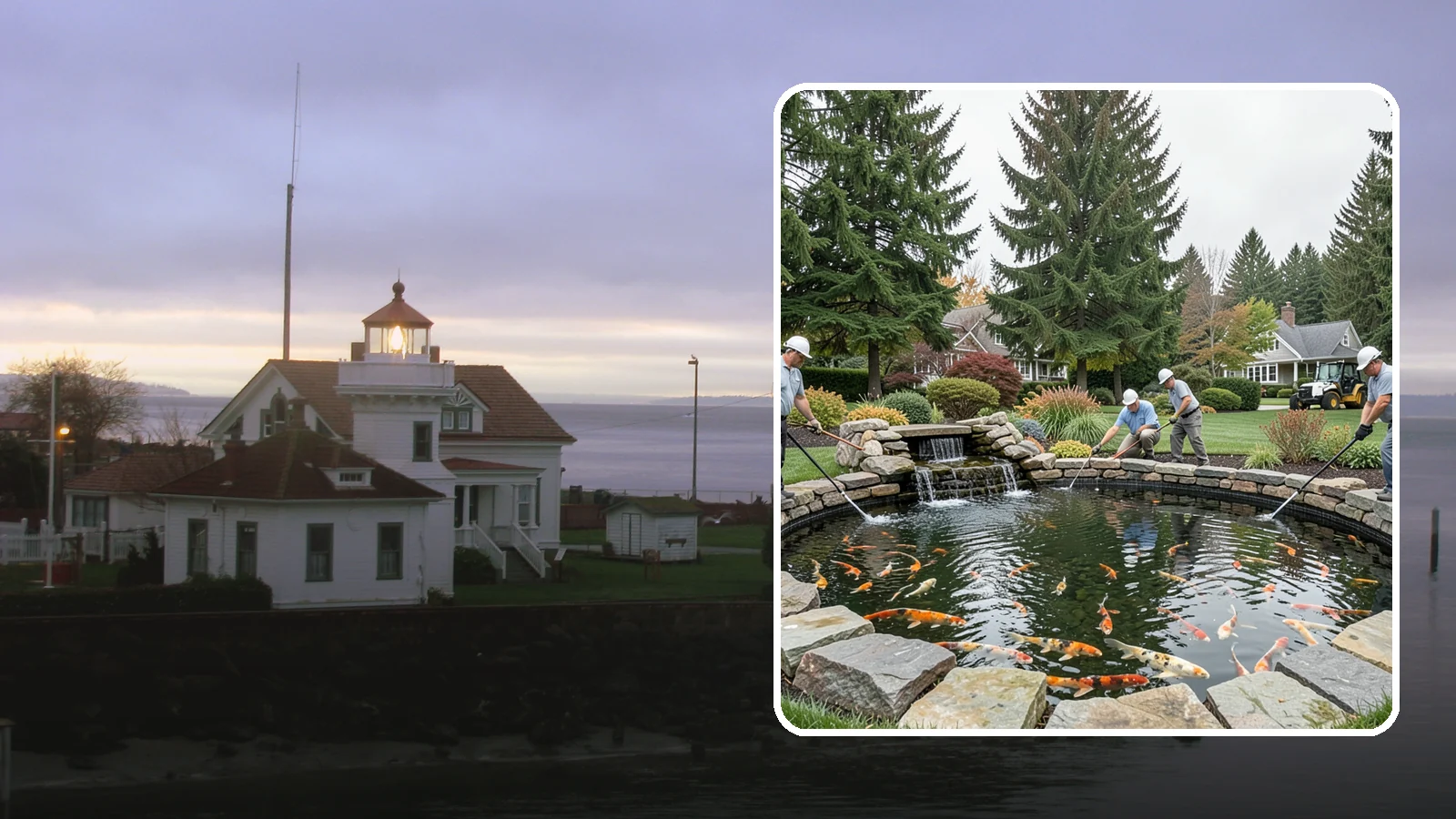 Koi Pond Installation in Mukilteo, Snohomish County, WA - Purpose-built koi ponds with the depth, filtration, and aeration that keep koi healthy and thriving.